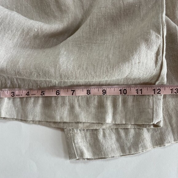 Anthropologie x Sovere Linen Wide Leg Pleated Pants Trousers Small 4-6 - Picture 11 of 16